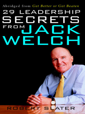cover image of 29 Leadership Secrets From Jack Welch